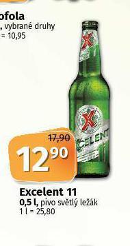 Coop Pivo excelent 11 nabídka