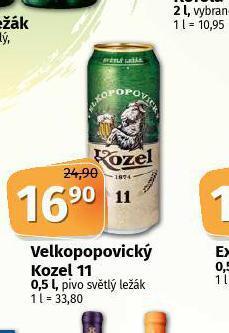 Coop Pivo velkopopovický kozel 11 nabídka
