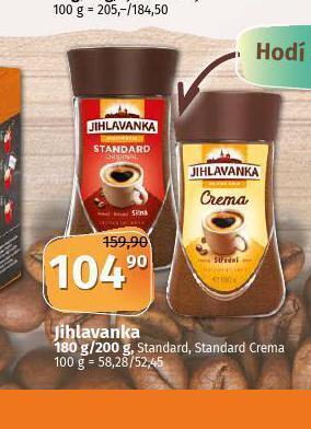 Coop Jihlavanka instantní káva nabídka
