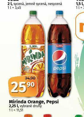 Coop Mirinda, pepsi nabídka