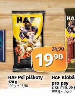 Coop Haf psí piškoty nabídka