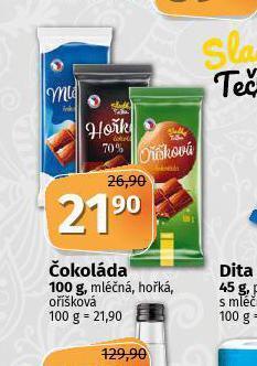 Coop Čokoláda nabídka