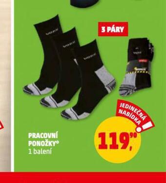 Penny Market Pracovní ponožky nabídka