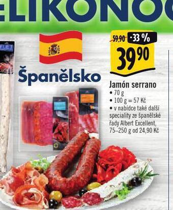 Albert Jamón serrano nabídka