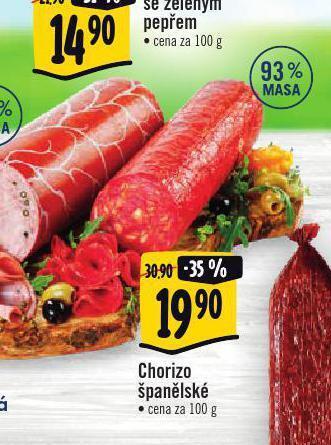 Albert Chorizo španělské nabídka