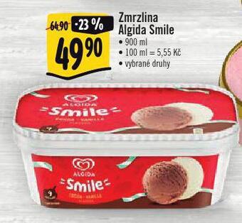 Albert Zmrzlina algida smile nabídka