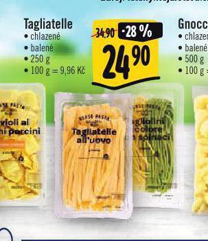 Albert Tagliatelle nabídka