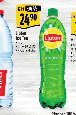 Albert Lipton ice tea nabídka