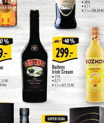 Albert Baileys irish cream nabídka