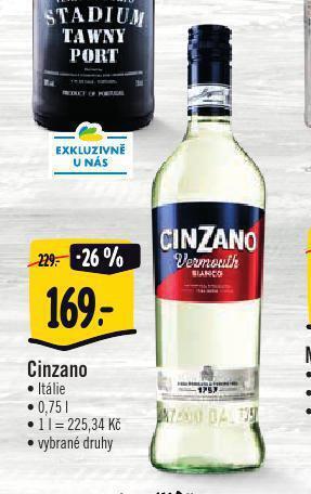 Albert Cinzano nabídka