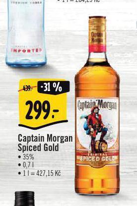 Albert Captain morgan spiced gold nabídka