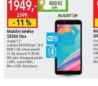 Globus Mobilní telefon aligator nabídka