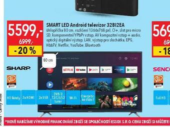 Globus Smart led android televizor sharp 80 cm nabídka