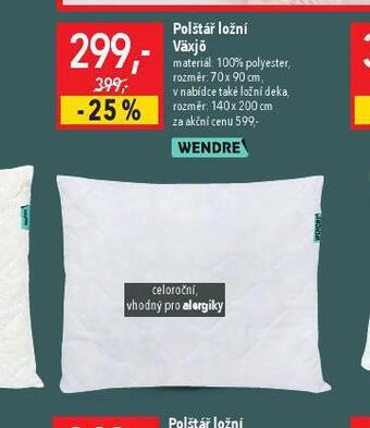 Globus Polštář ložní vaxjo nabídka