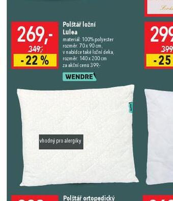 Globus Polštář ložní lulea nabídka