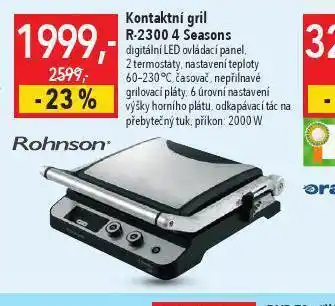 Globus Kontaktní gril rohnson nabídka