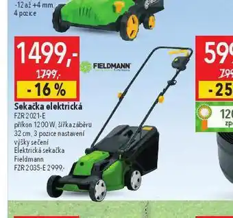 Sekačka elektrická fieldmann