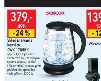 Globus Sklenšná varná konvice nabídka