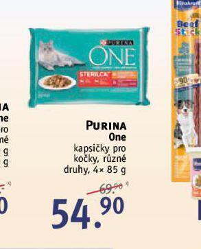 Rossmann Purina one kapsičky pro kočky nabídka