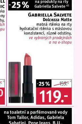 Rossmann Gabriella salvete matná rtěnka nabídka