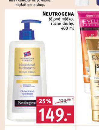 Neutrogena tělové mléko