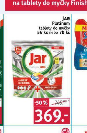 Rossmann Jar platinum tablety do myčky nabídka