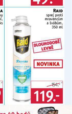 Rossmann Raid sprej proti mravencům nabídka