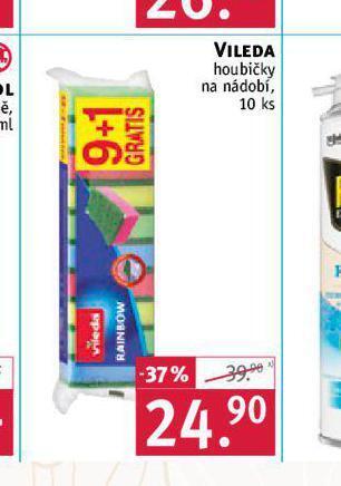 Rossmann Vileda houbičky na nádobí nabídka