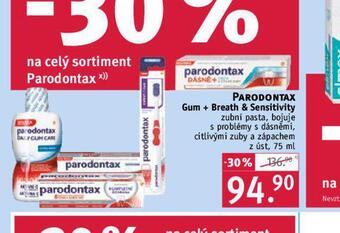 Rossmann Parodontax zubní pasta nabídka