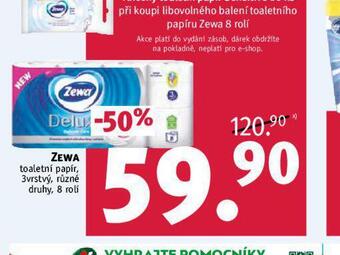 Rossmann Zewa deluxe toaletní papír nabídka
