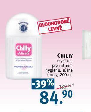 Rossmann Chilly mycí gel nabídka