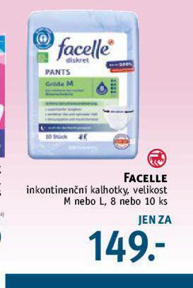 Rossmann Facelle inkontinenční kalhotky nabídka