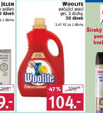 Rossmann Woolite prací gel nabídka