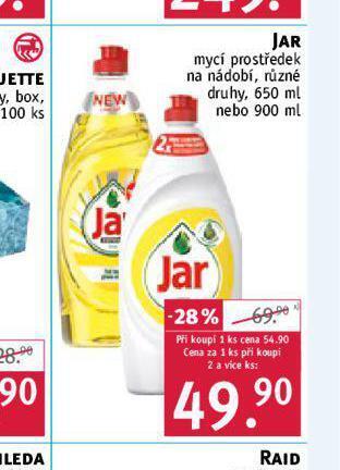 Rossmann Jar mycí prostředek nabídka