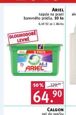 Rossmann Ariel kapsle na praní nabídka
