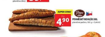 Lidl Pivařský rohlík xxl nabídka