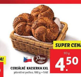 Lidl Cereální kaiserka xxl nabídka
