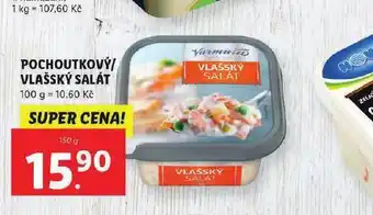 Lidl Pochoutkový / vlašský salát nabídka