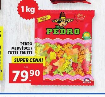 Lidl Pedro medvídci / tutti frutti nabídka