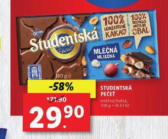 Lidl Orion studentská pečeť nabídka