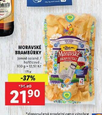 Lidl Moravské brambůrky nabídka
