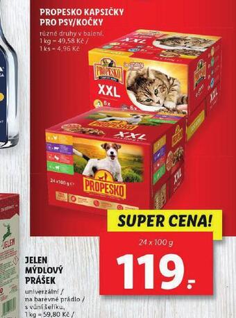 Lidl Propesko kapsičky pro psy nabídka