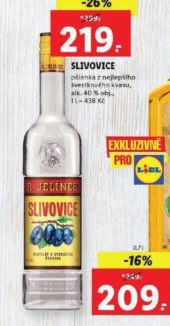 Lidl Slivovice nabídka
