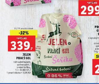 Lidl Jelen prací gel nabídka