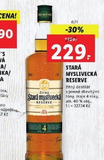 Lidl Stará myslivecká reserve nabídka