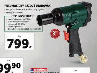 Lidl Pneumatický rázový utahovák nabídka