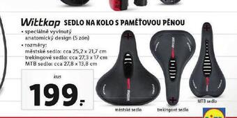 Sedlo na kolo s paměťovou pěnou