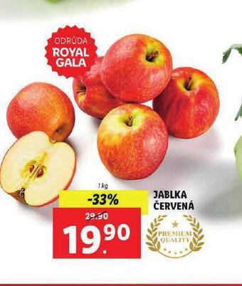 Jablka červená