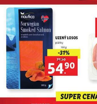Lidl Uzený losos nabídka