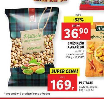 Lidl Pistácie nabídka